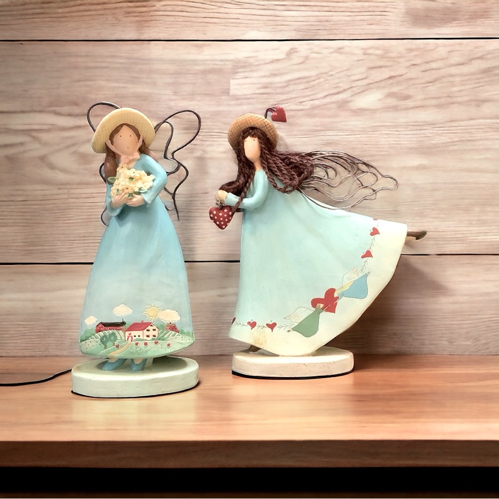 Vintage COUNTRY GATHERINGS RUSS ANGEL FIGURES